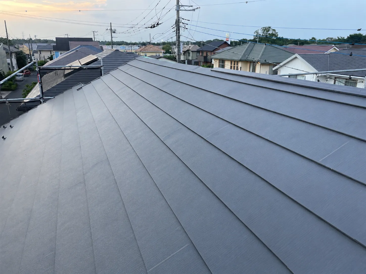 茨城県つくば市　屋根カバー工事 - 施工後