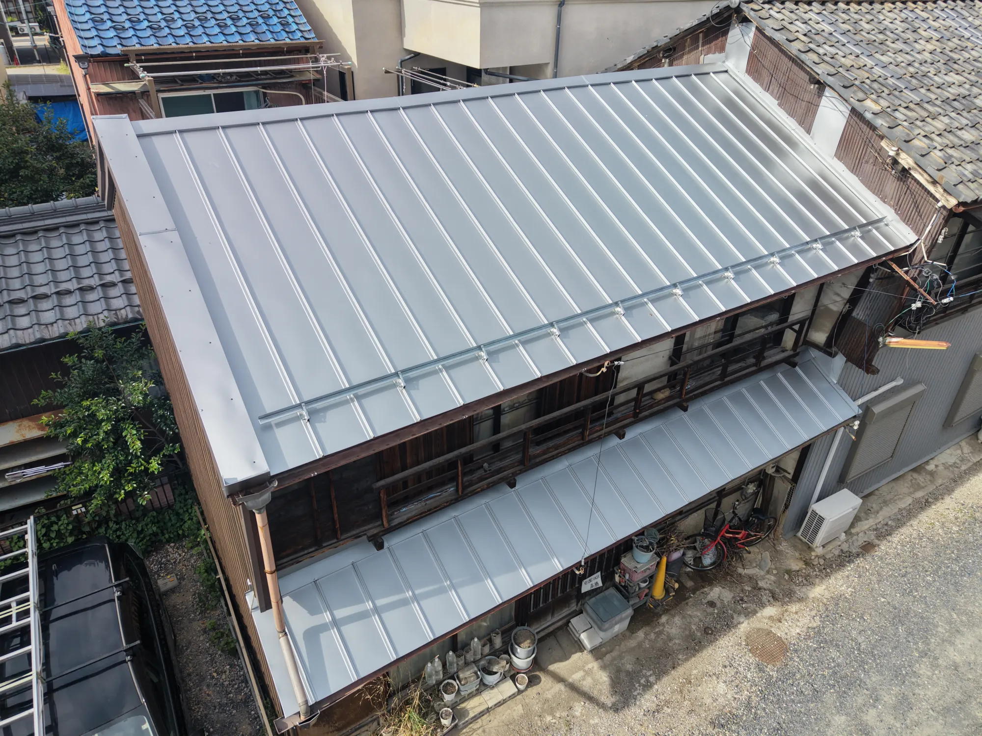 2026年7月施工　【岐阜市】築60年のセメント瓦屋根の葺き替え