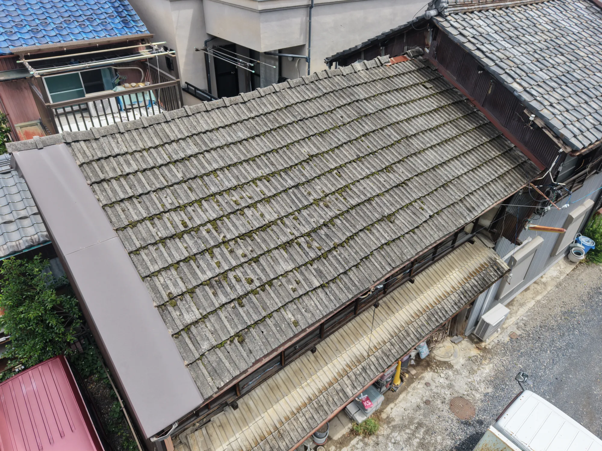 2026年7月施工　【岐阜市】築60年のセメント瓦屋根の葺き替え
