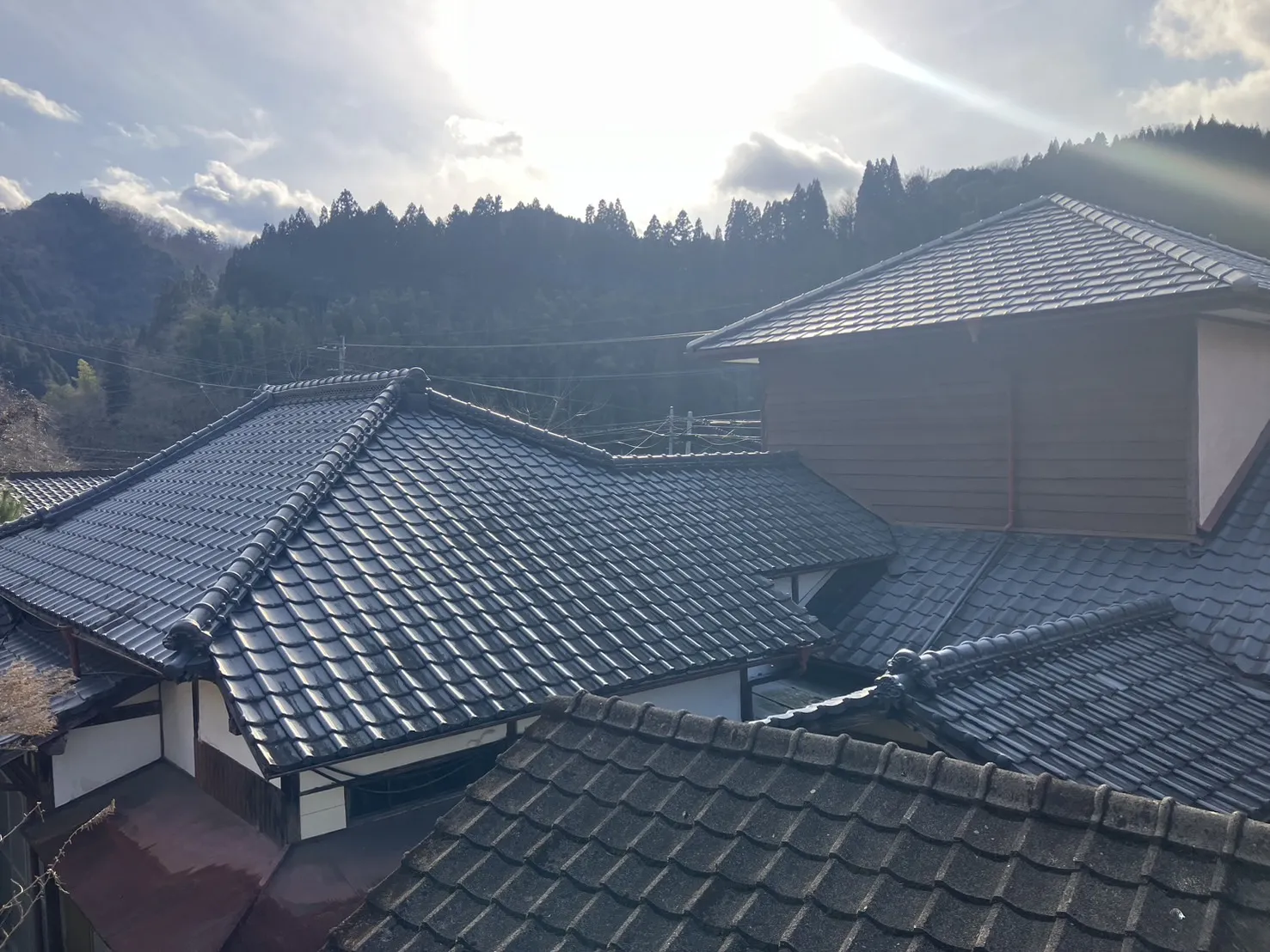 豊後大野市　M様邸　屋根葺き替え　瓦/破風板取り換え/漆喰工事