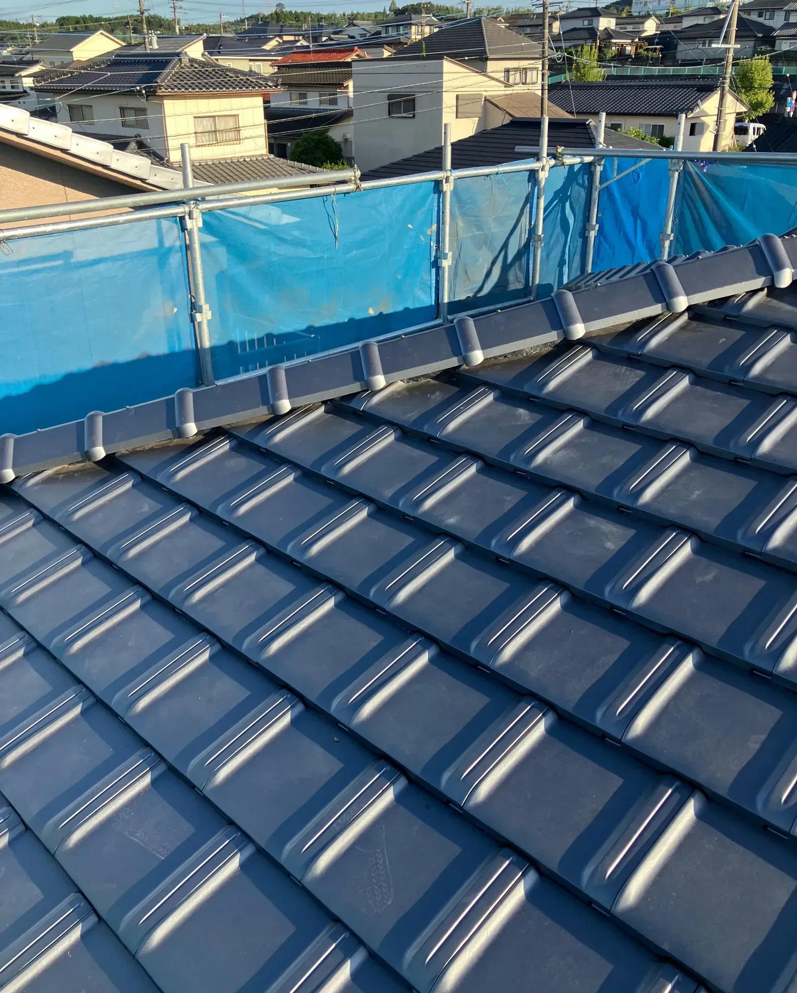 大分市　I様邸　屋根葺き替え　瓦