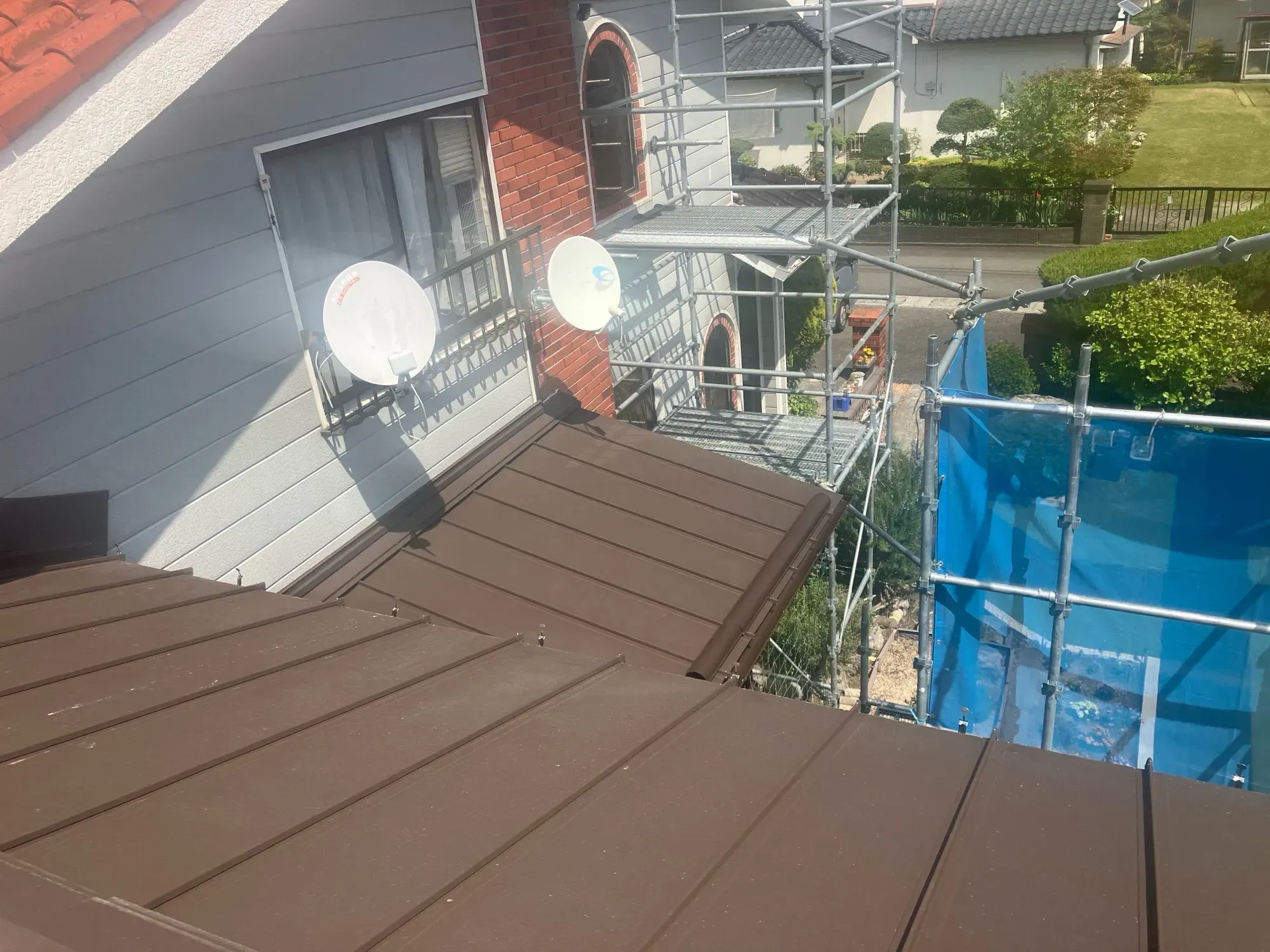 豊後大野市　T様邸　屋根改修カバー工事/樋交換工事