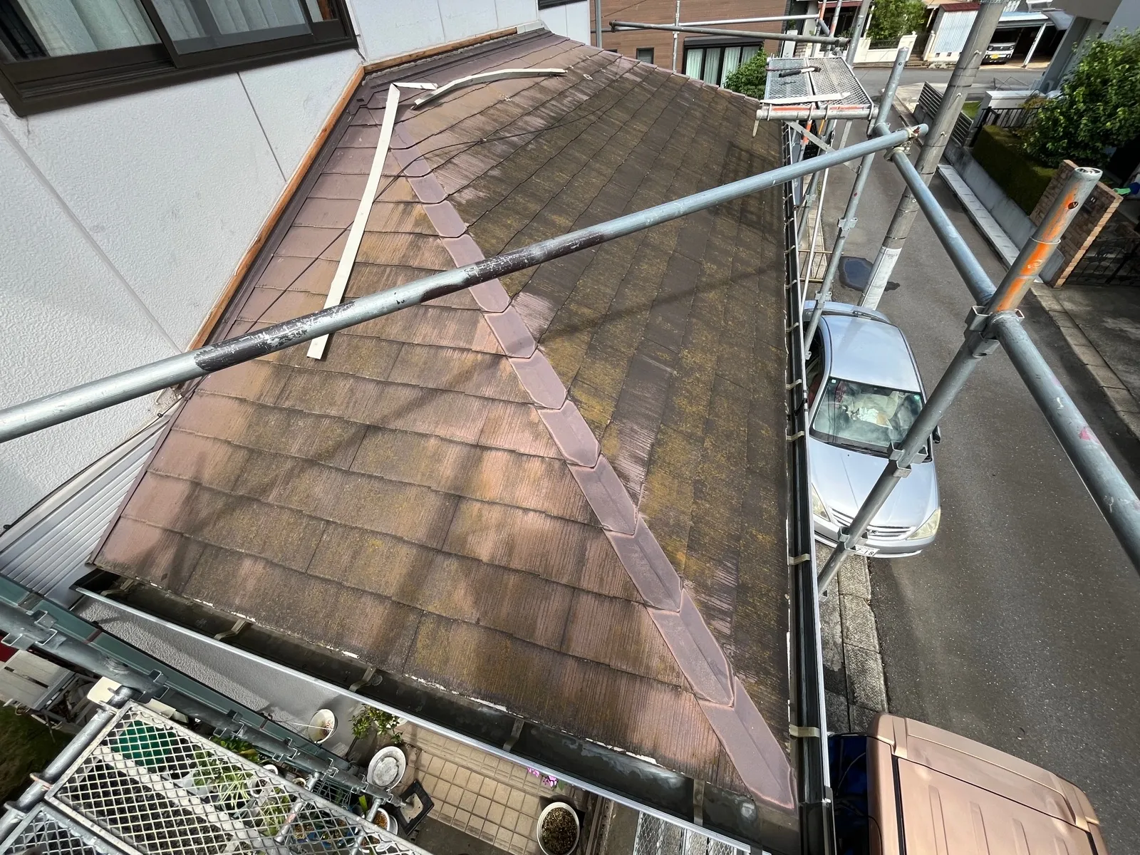 茨城県つくば市　屋根カバー工事