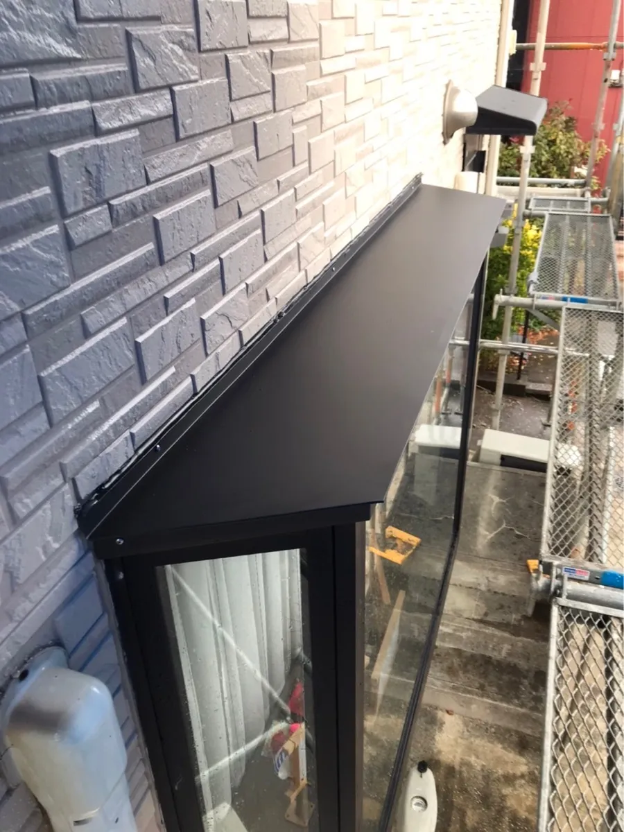 武雄市｜庇屋根葺き替え・雨漏り修理工事 - 施工後